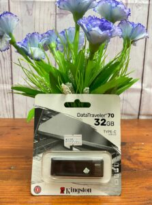 FLASH DISK KINGSTON 32GB TYPE-C DATA TRAVELER 70 USB 3.2